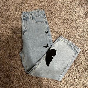 Aelfric Eden butterfly jeans